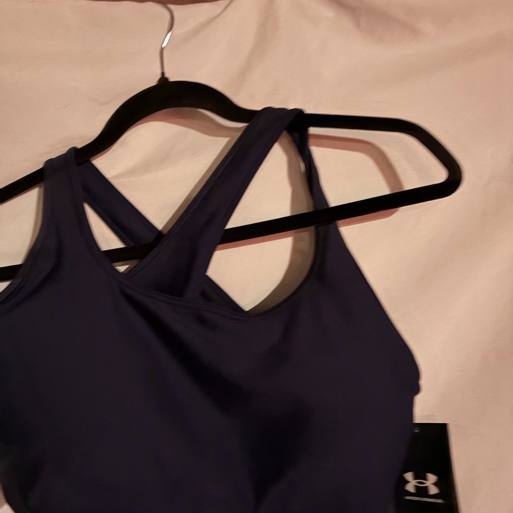 Under Armour Dark Navy Cross-Back Sports Bra